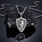 PENDRA Cross Norse Steel Necklace