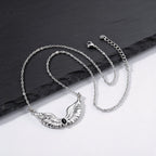 PENDRA Zircon Angel Necklace
