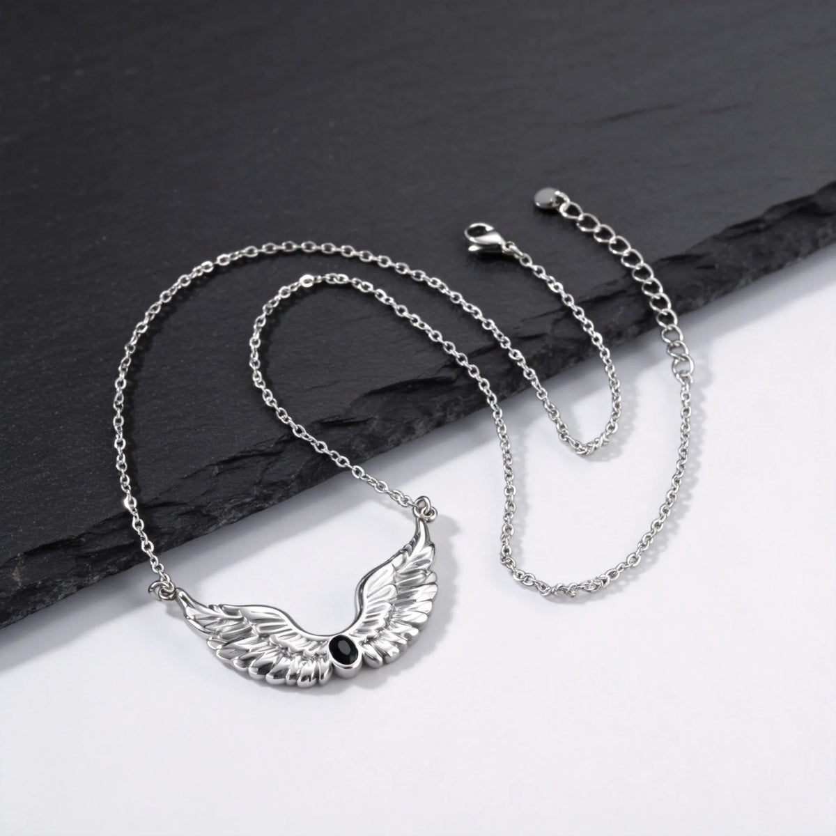 PENDRA Zircon Angel Necklace