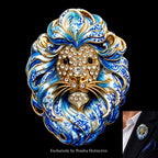 PENDRA Zodiac Porcelain Animal Brooch