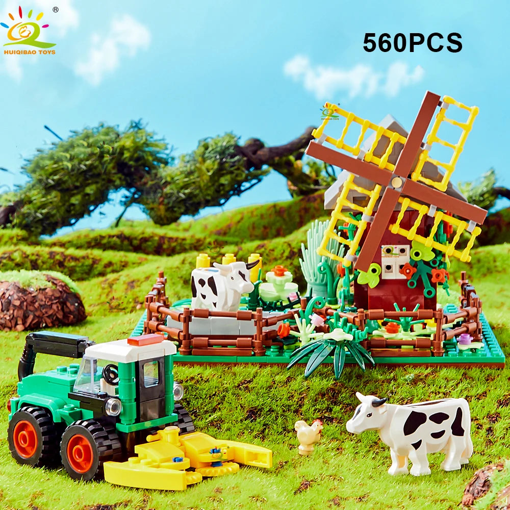 PENDRA Farm Pigsty Windmill Building Set