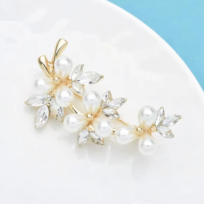 PENDRA Pearlfleur Pearl Flower Brooch