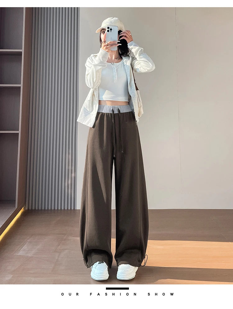 PENDRA American Thick Drawstring Pants