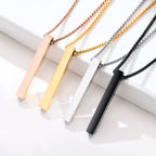 PENDRA Rectangle Bar Pendant Necklace