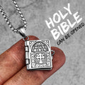 PENDRA Holy Bible Steel Necklace