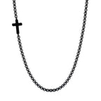 PENDRA Cross Square Box Pendant Necklace