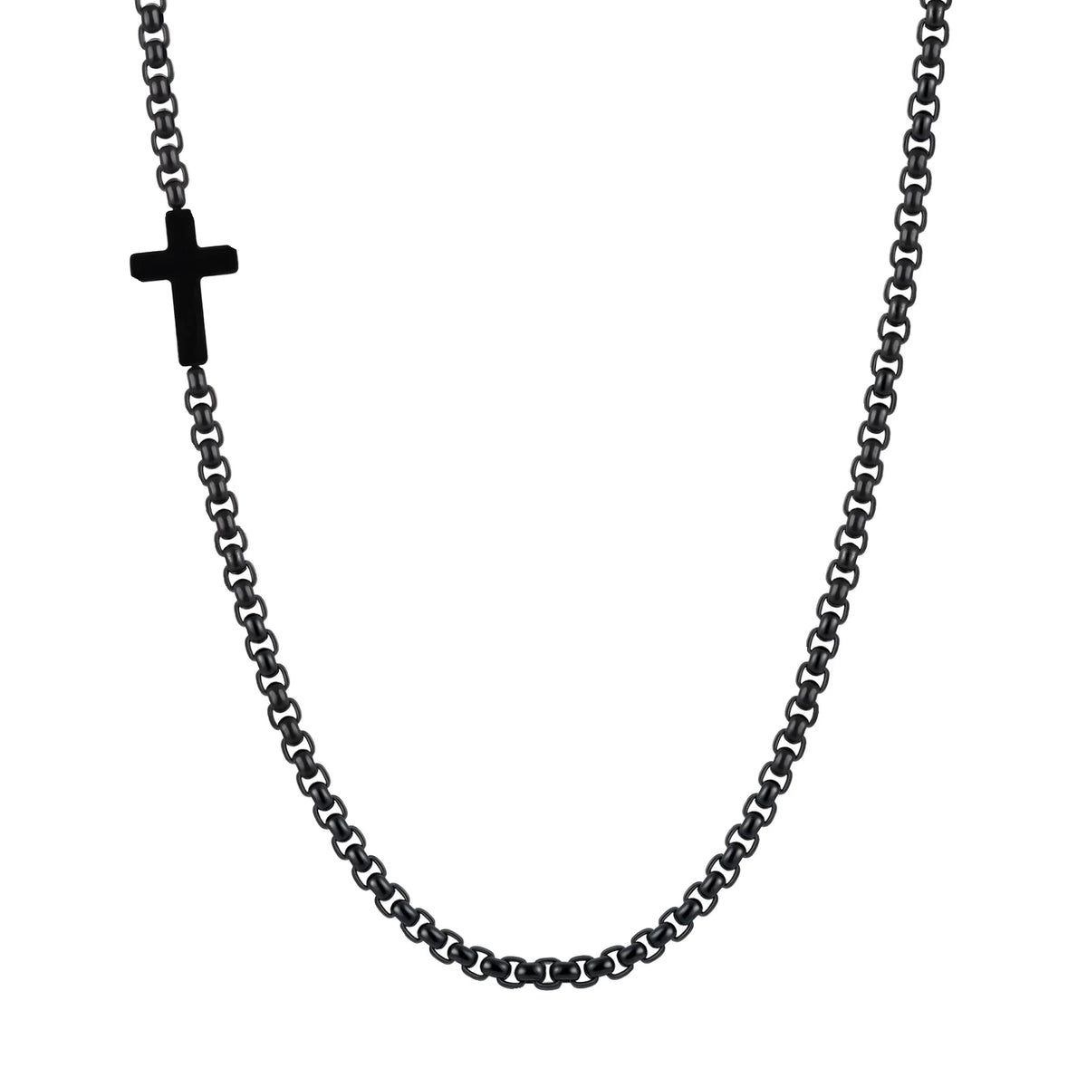 PENDRA Cross Square Box Pendant Necklace