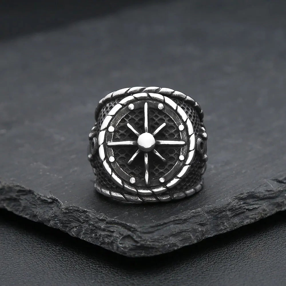 PENDRA Runeband Vintage Viking Rune Ring