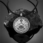 PENDRA Crow Rune Norse Necklace
