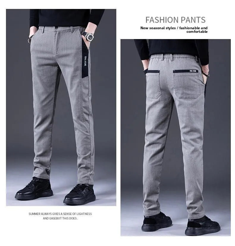 PENDRA Straight End Elastic Pants