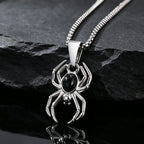 PENDRA Spider Onyx Pendant Necklace