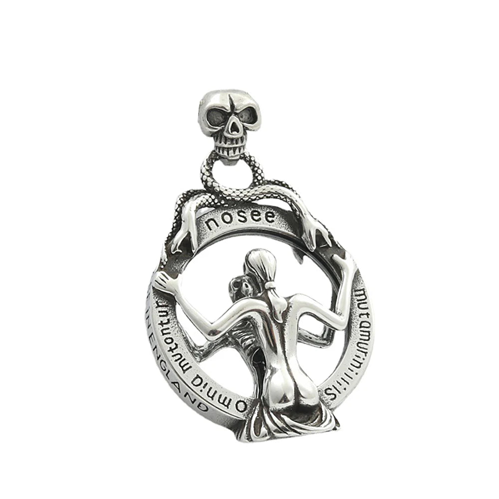 PENDRA Magicmirror Gothic Stainless Steel Pendant