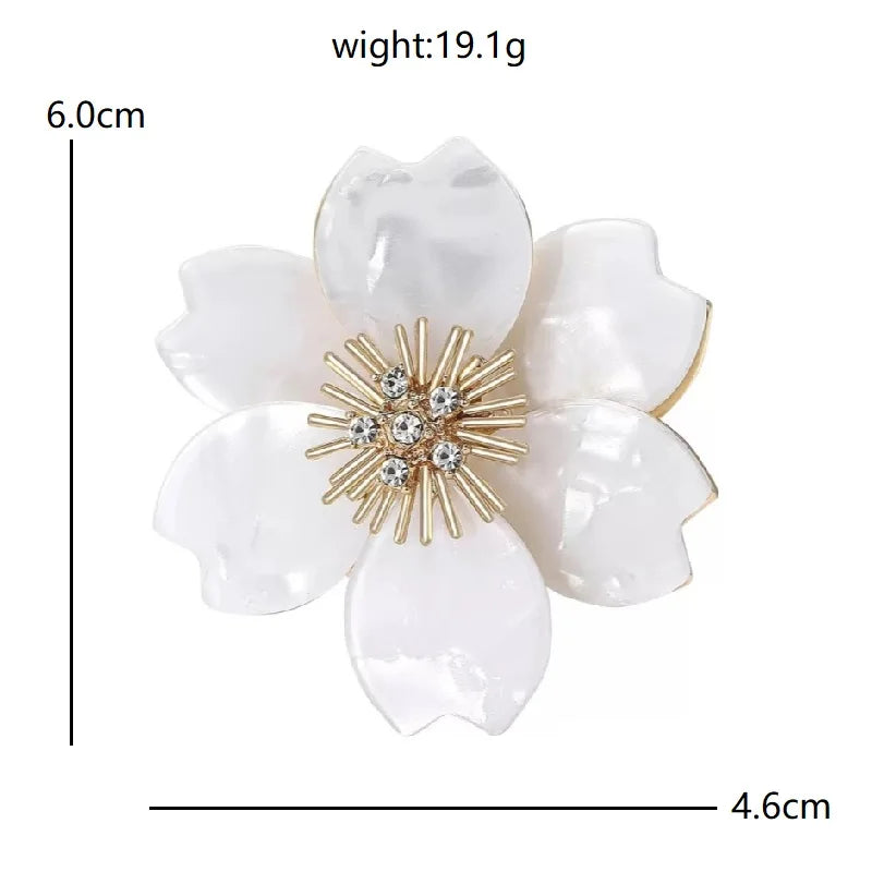 PENDRA Clovera Clover Flower Brooch