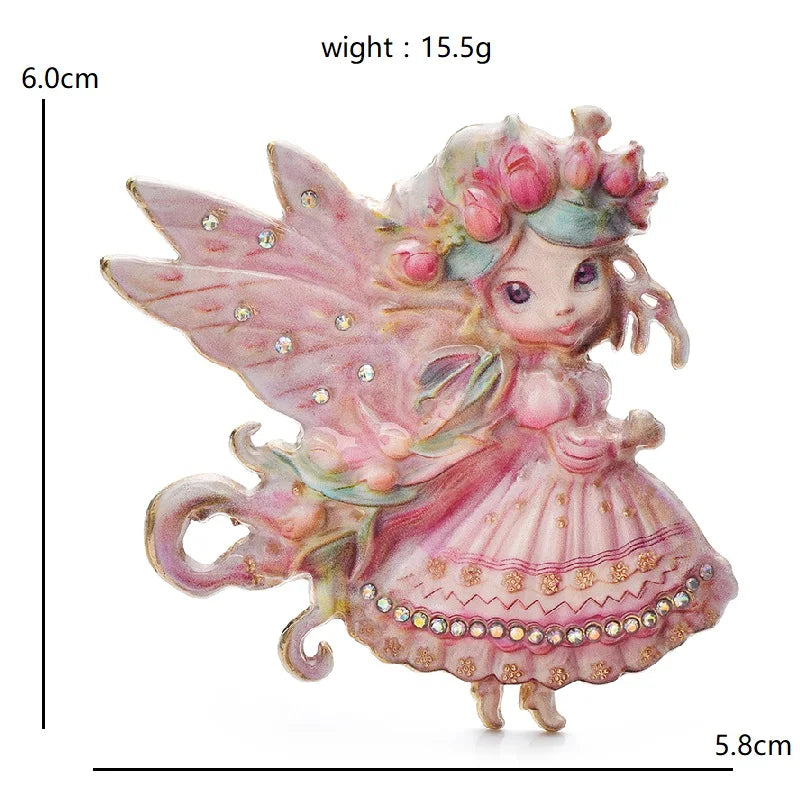 PENDRA Beautiful Butterfly Elf Brooch