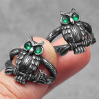 PENDRA Owl Cute Bird Steel Ring