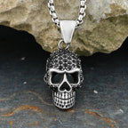 PENDRA Skullpunk Gothic Hip Hop Skull Pendant