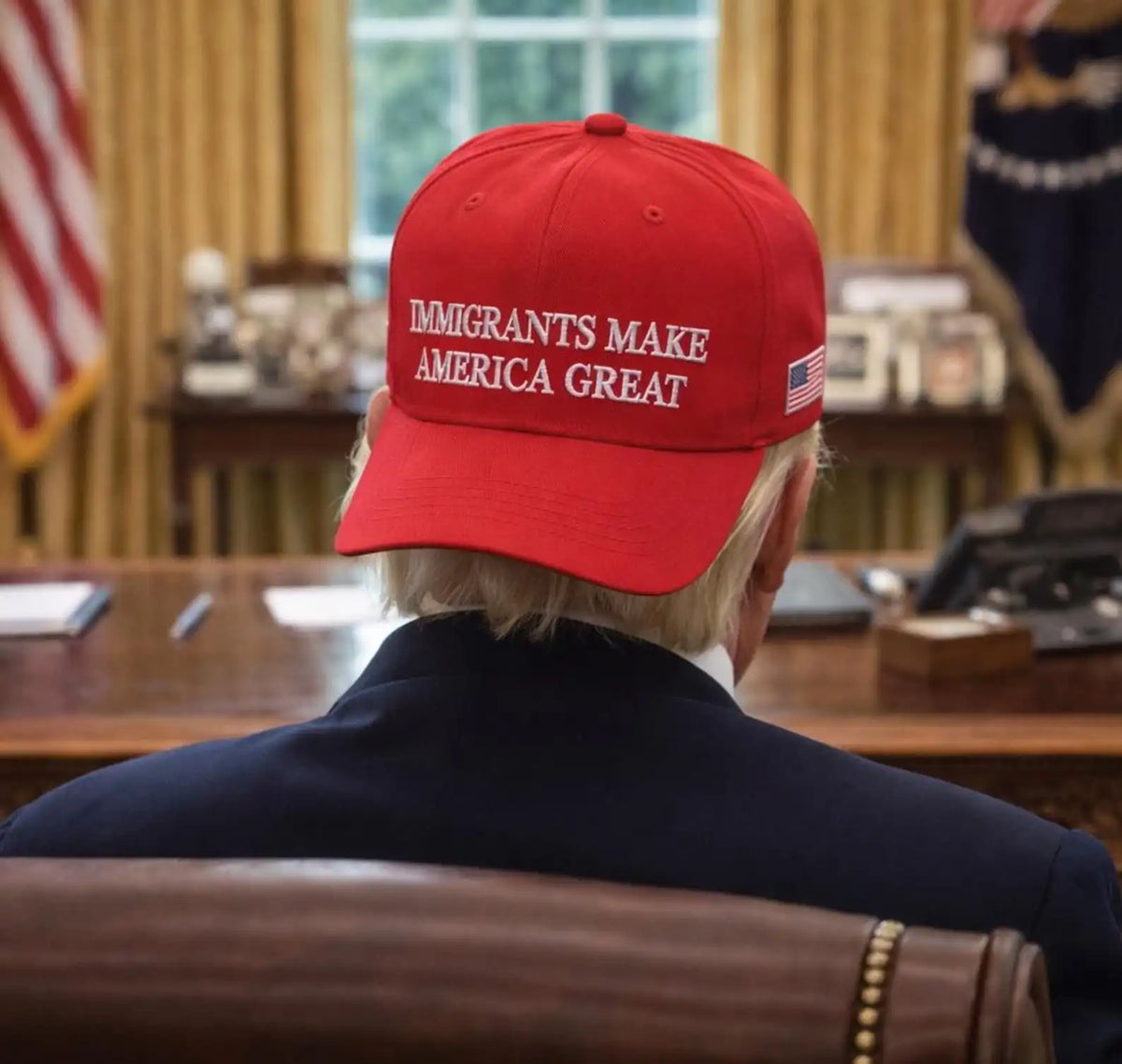 Immigrants Make America Great Hat – Activist Cap, Progressive Gift, Political Protest Wear