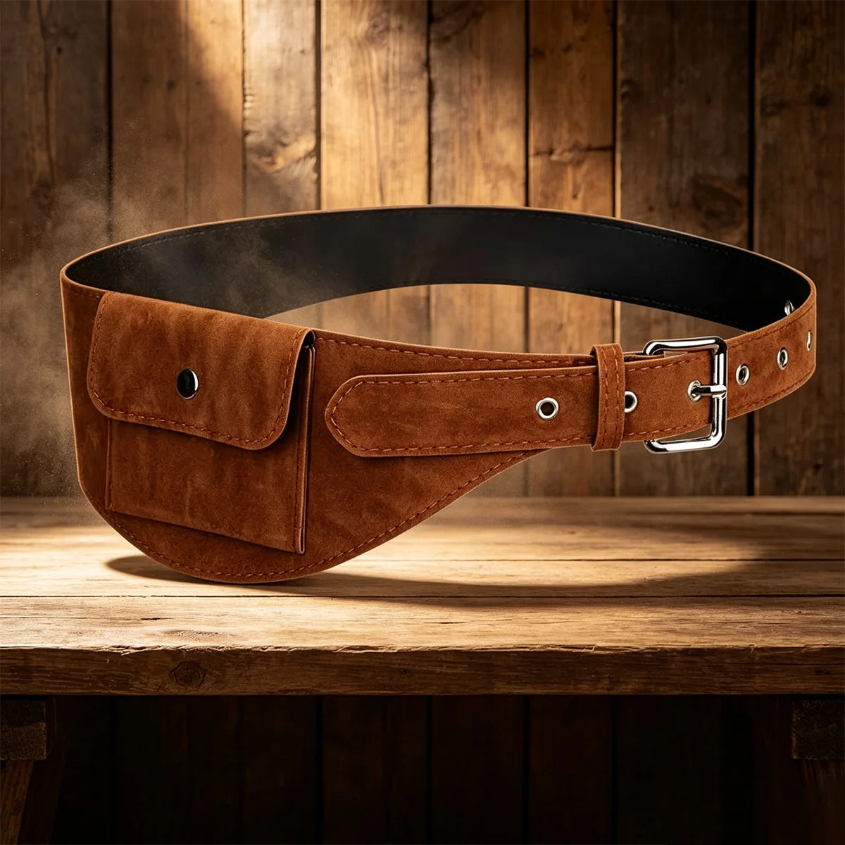 Retro Medieval Belt Adjustable Samurai Scabbard Cosplay Belt Practical  Renaissance Knight PU Leather Material Halloween Belt