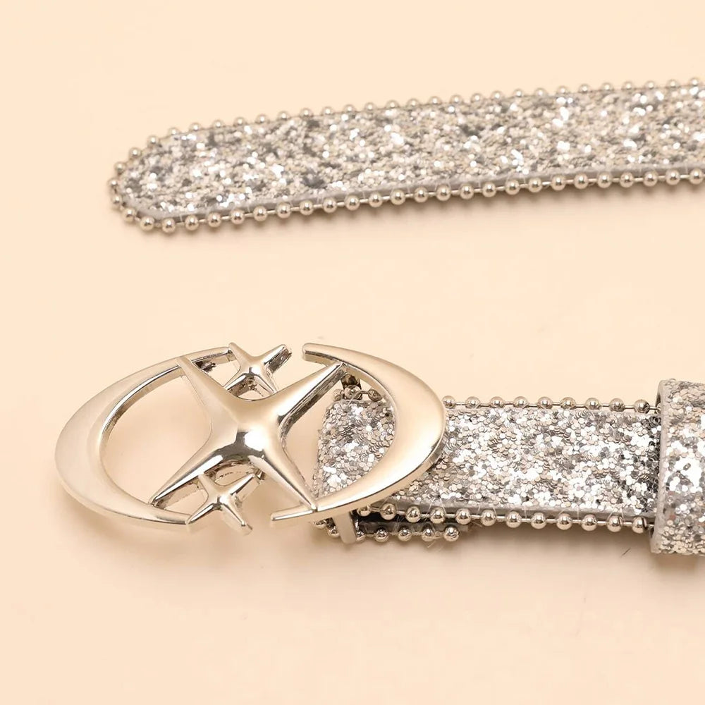 PENDRA Irisara Sequin Luxury Belt