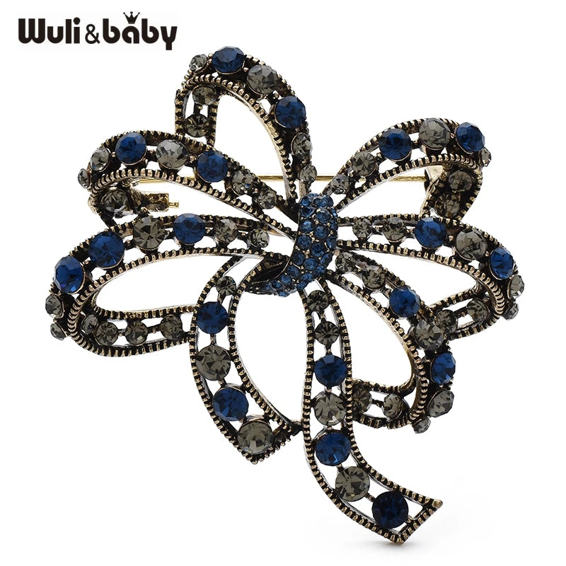 PENDRA Florielle29 Rhinestone Brooch