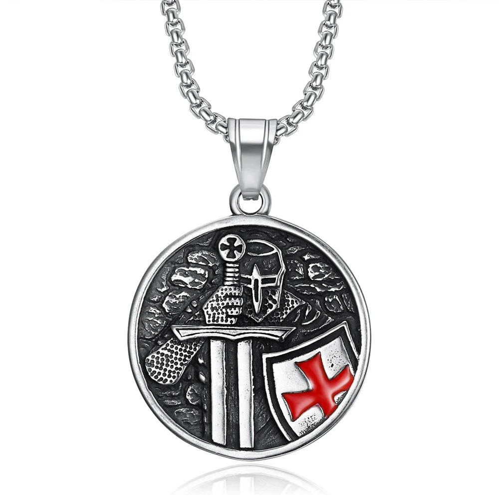 PENDRA Templarforge Knight Templar Cross Pendant