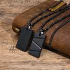 PENDRA Dog Square Dog Tag Necklace