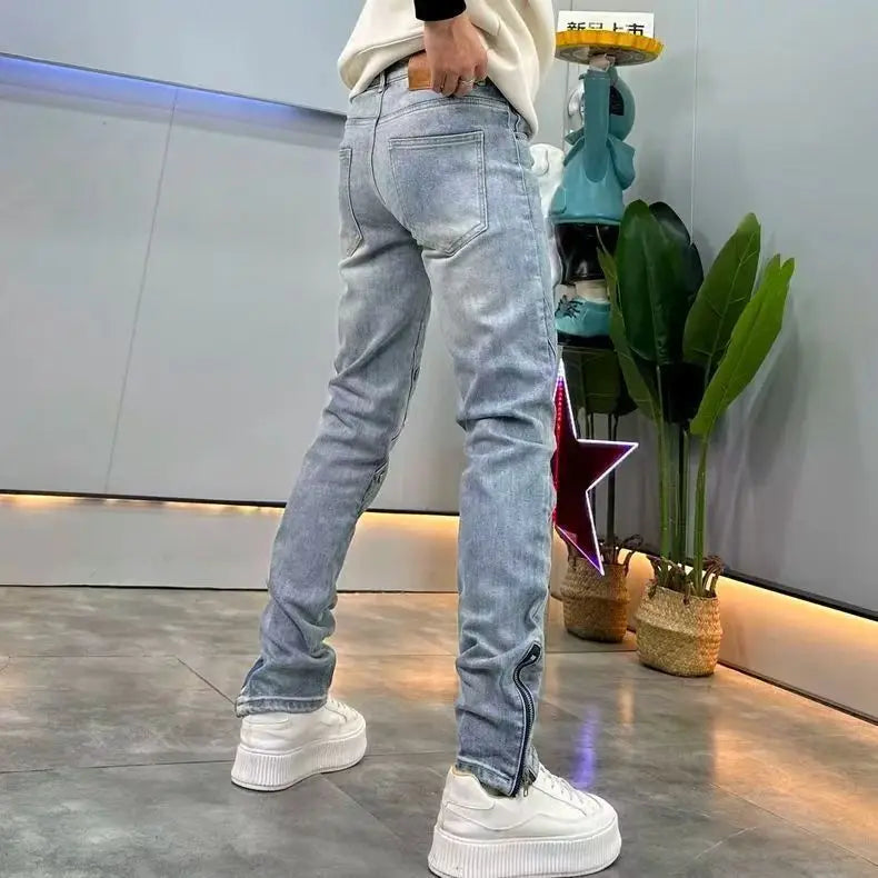 PENDRA Zipper Brand Cleanfit Pants