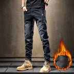 PENDRA Fleece Straight Trousers