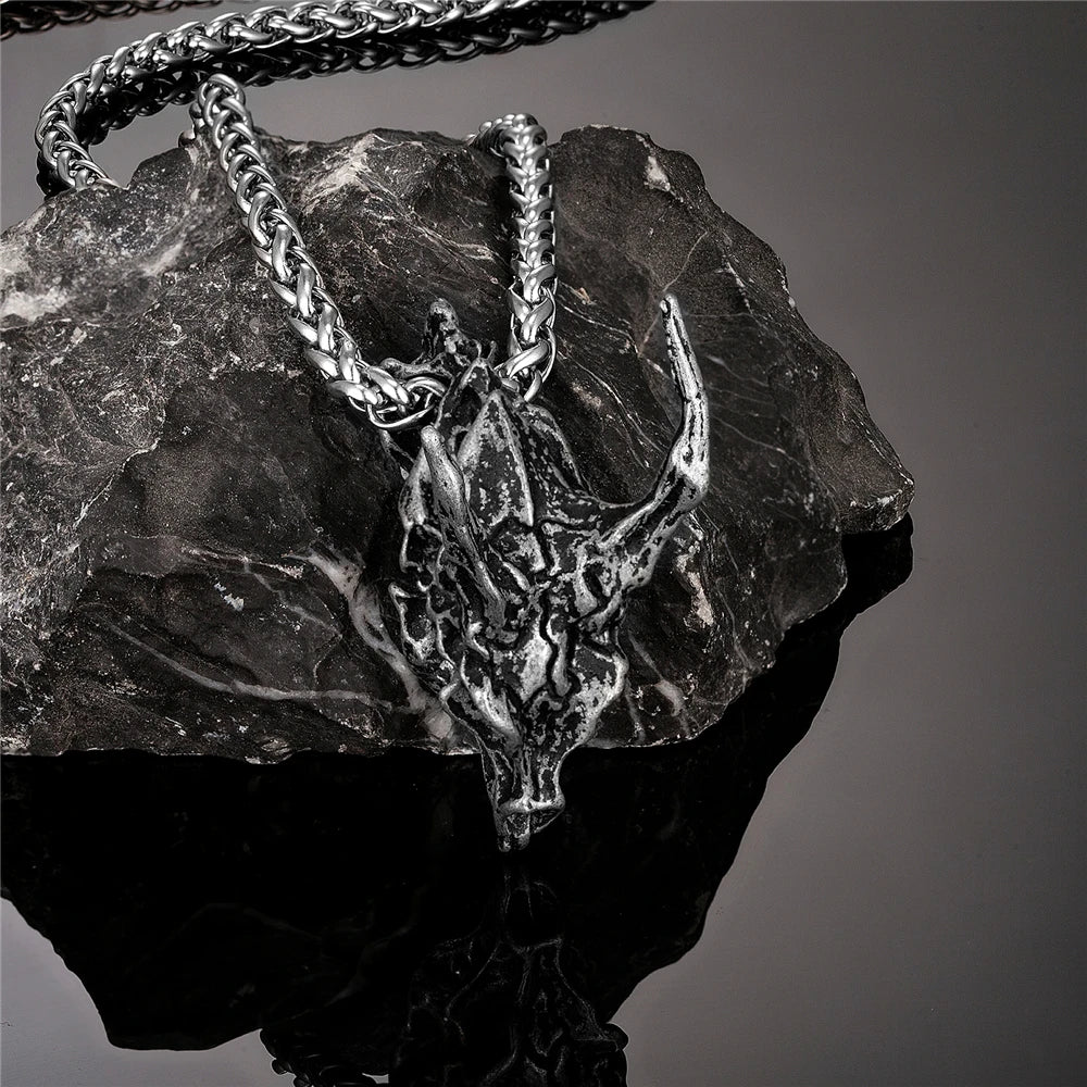 PENDRA Dragon Silver Necklace