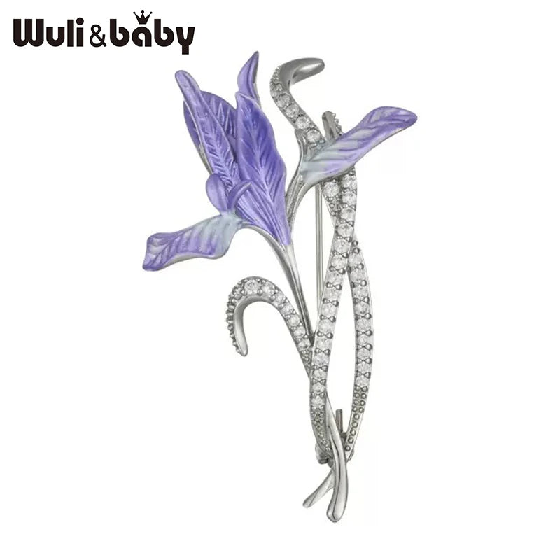 PENDRA Orchidelle Beautiful Orchid Flower Brooch