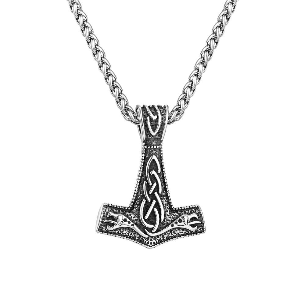 PENDRA Celtic Knot Rune Necklace