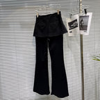 PENDRA Micro Flared Fake Two Pants
