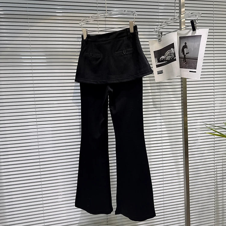 PENDRA Micro Flared Fake Two Pants