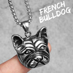 PENDRA French Bulldog Steel Necklace