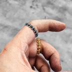 PENDRA Skull Biker Steel Ring