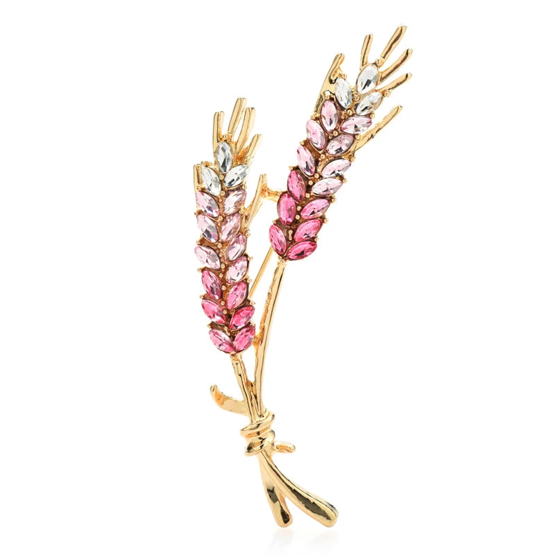 PENDRA Harvest Wheat Design Brooch
