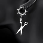 PENDRA Scissorgrunge Rivet Drop Earrings
