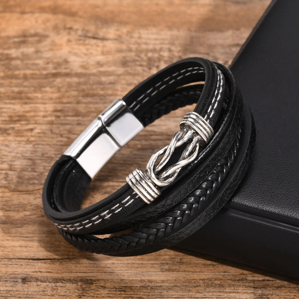 PENDRA Ivoessa Braided Leather Bracelet