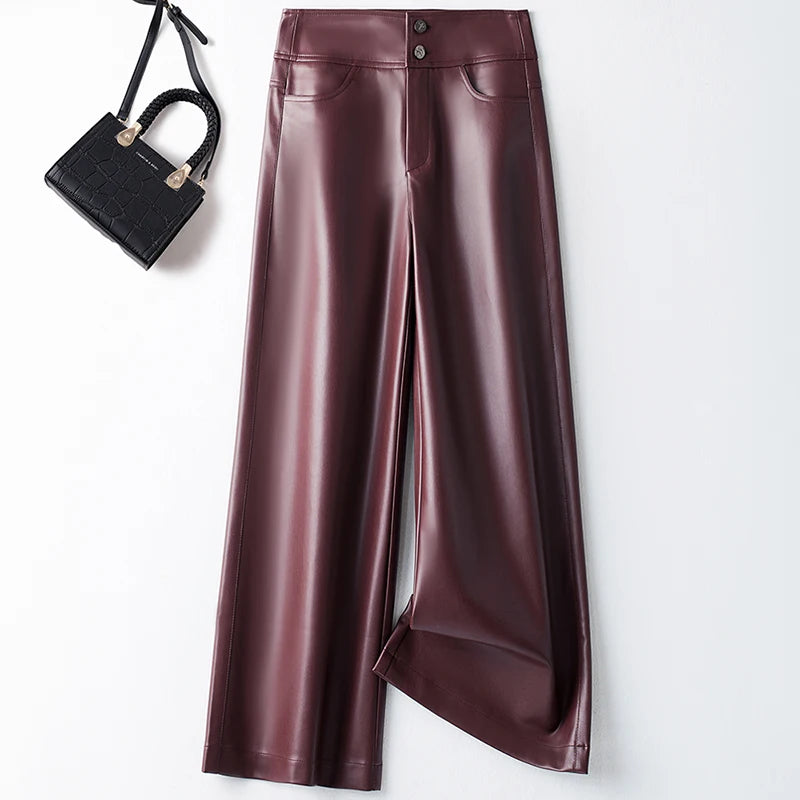 PENDRA Wide Leg Straight Double Pants