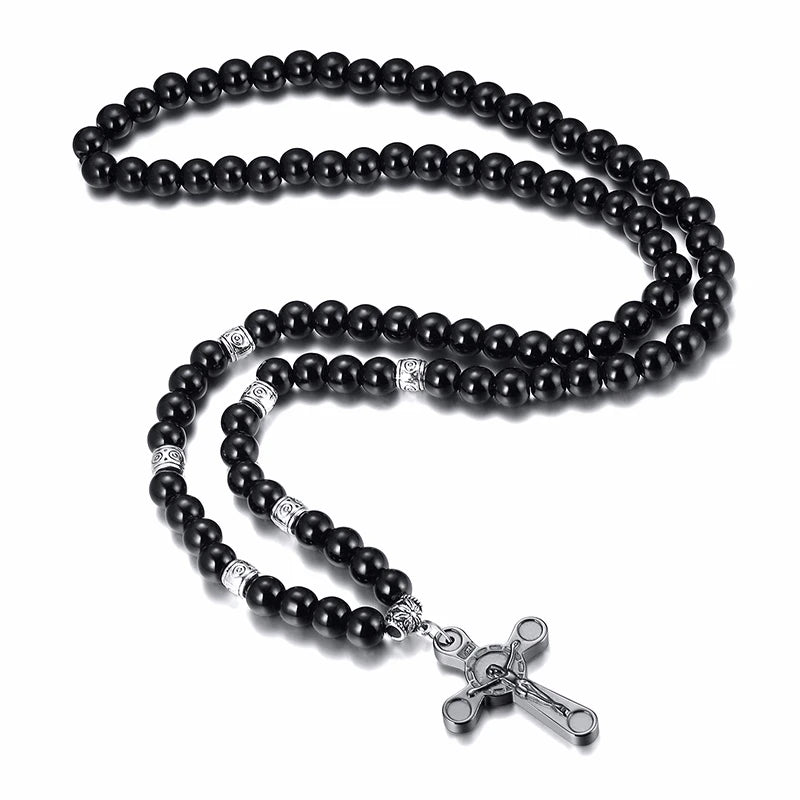 PENDRA Cross Rosary Rosary Necklace
