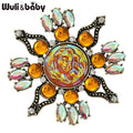 PENDRA Vintage Cameo Face Brooch