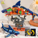 PENDRA Shark Display Mechanical Building Set
