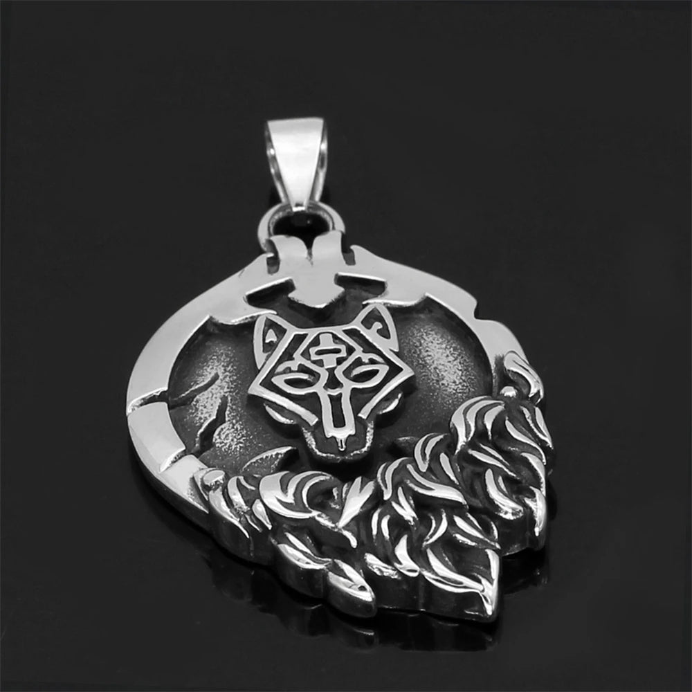 PENDRA Wolf Norse Punk Necklace