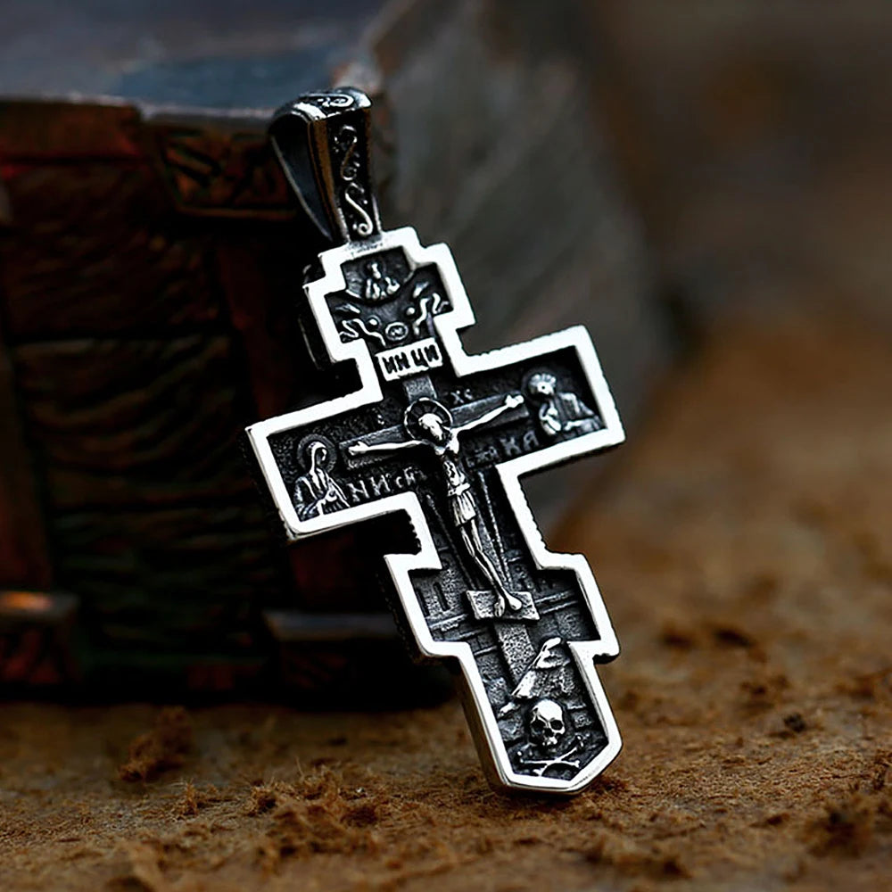PENDRA Jesuscross 316L Stainless Steel Jesus Cross Pendant