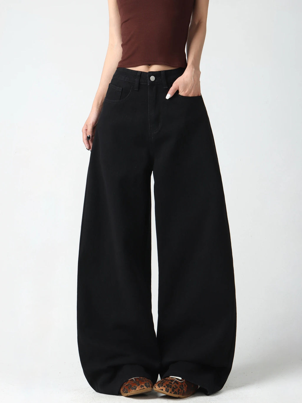 PENDRA Black Waist Going Jeans