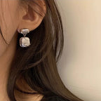PENDRA Liquid Lava Sterling Silver Earrings