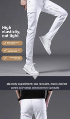 PENDRA White Fitting Pants