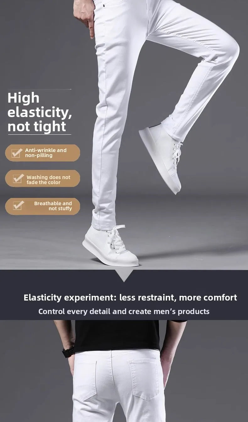 PENDRA White Fitting Pants