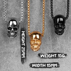 PENDRA Skull Boyfriend Steel Necklace