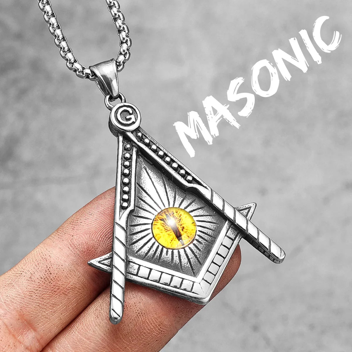 PENDRA Jesus Angel Cross Steel Necklace